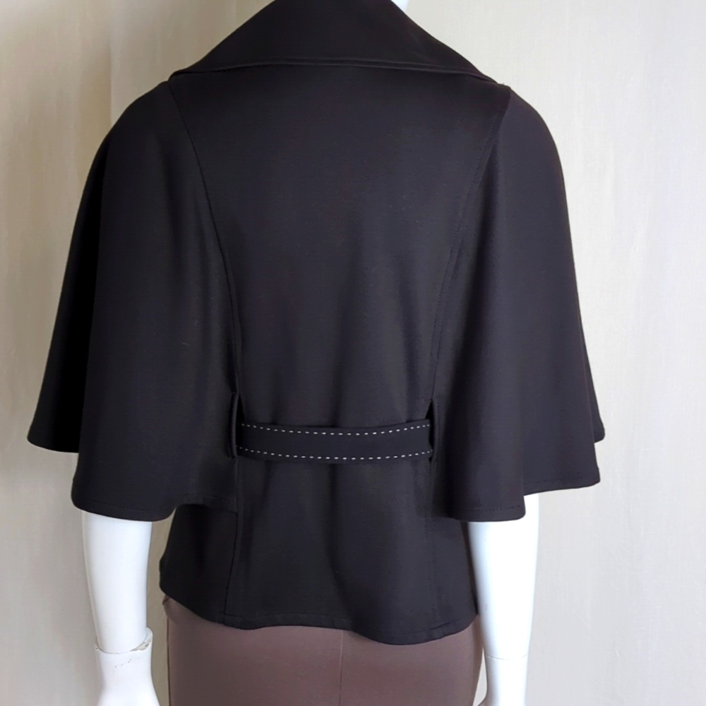 Nine West Jacket Caplet Black Size 2 - Picture 5 of 8